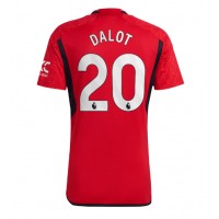 Pánský Fotbalový dres Manchester United Diogo Dalot #20 2023-24 Domácí Krátký Rukáv